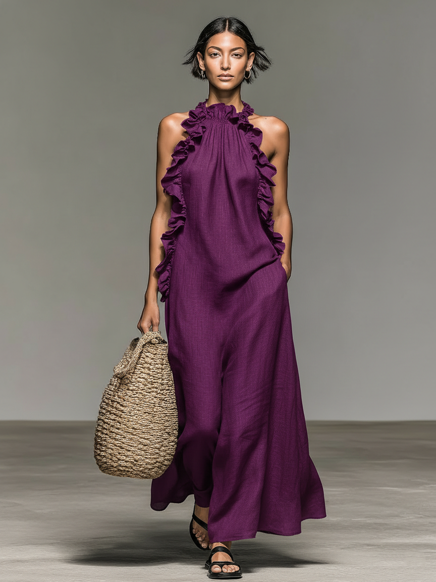 Raven | Maxi Dress with Pockets
