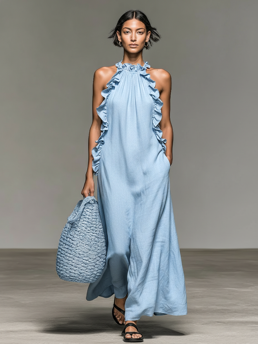 Raven | Maxi Dress with Pockets