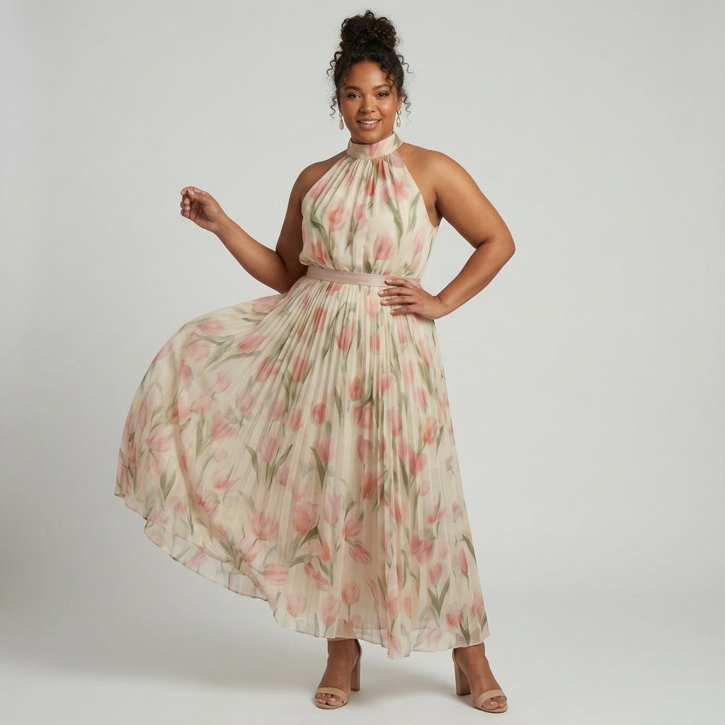 Aurelle | Floral Midi Dress