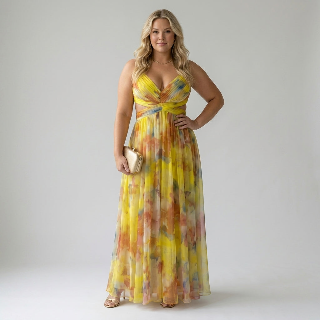 Isel | Soft Wrap Maxi Dress