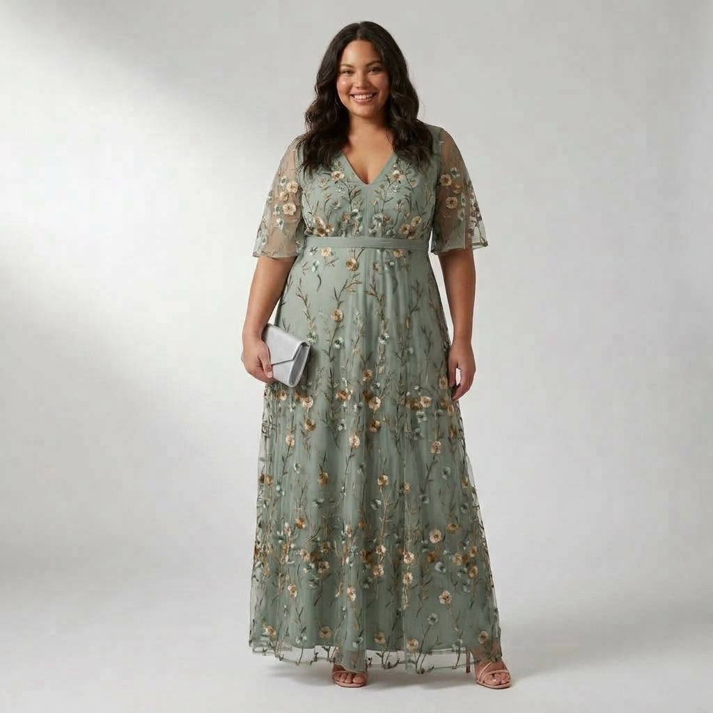 Selora | Halter Bloom Flow Maxi Dress