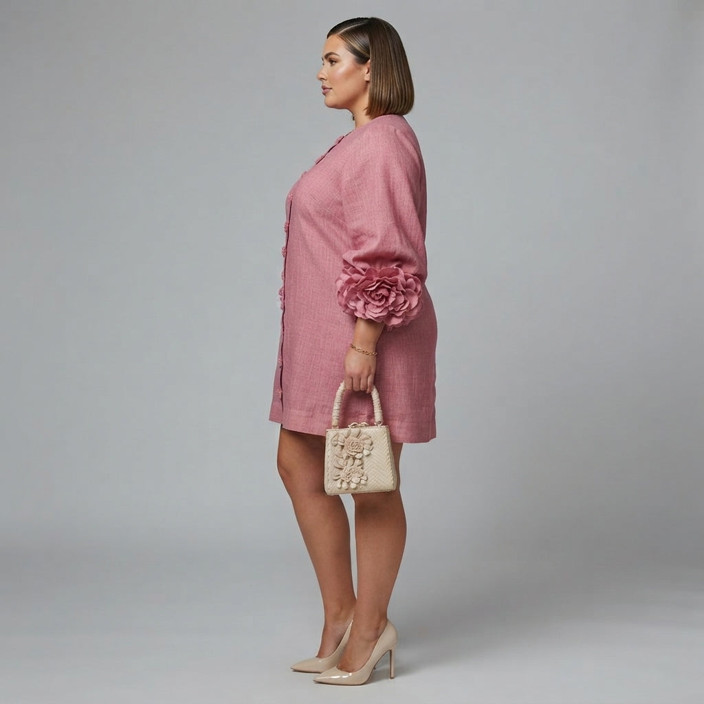 Henrietta Button-Down Mini Dress