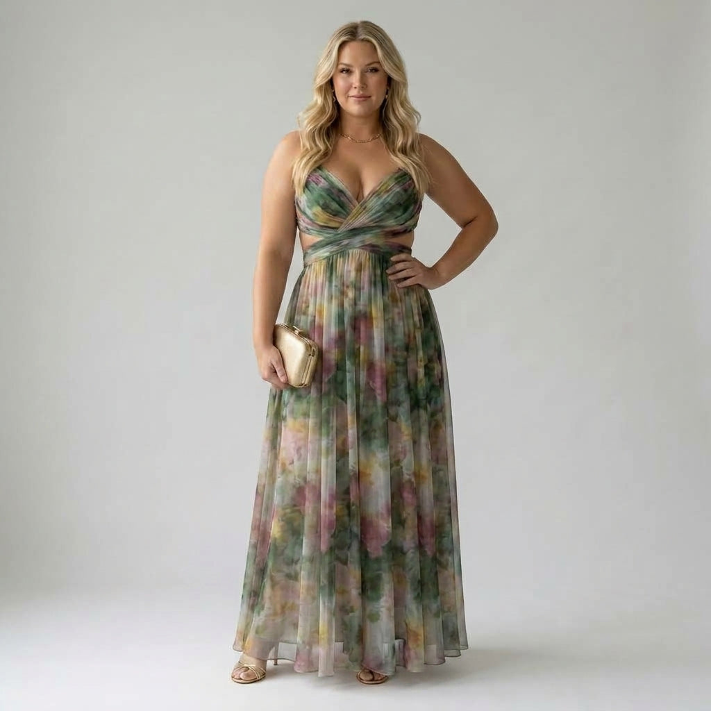 Isel | Soft Wrap Maxi Dress
