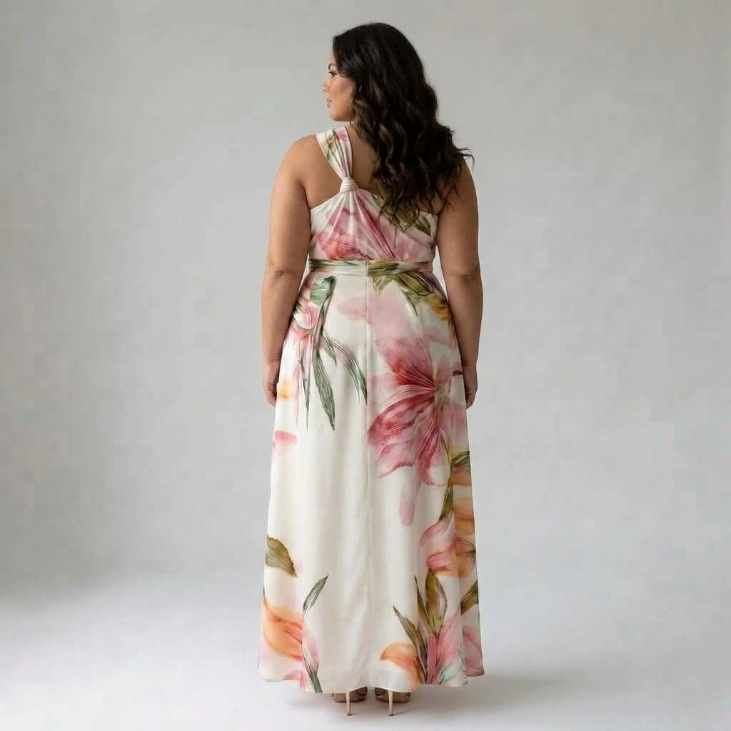 Amiel™ Light Floral Maxi Dress