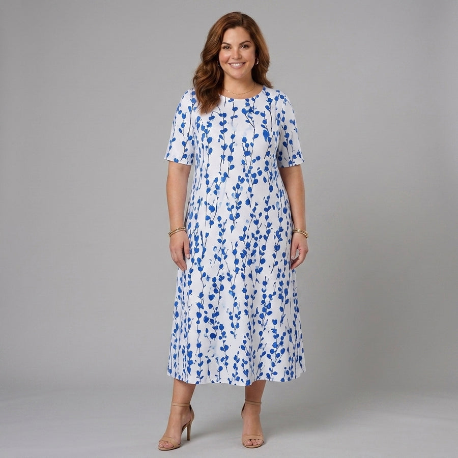 Sarah | Effortless Floral Midi Dress