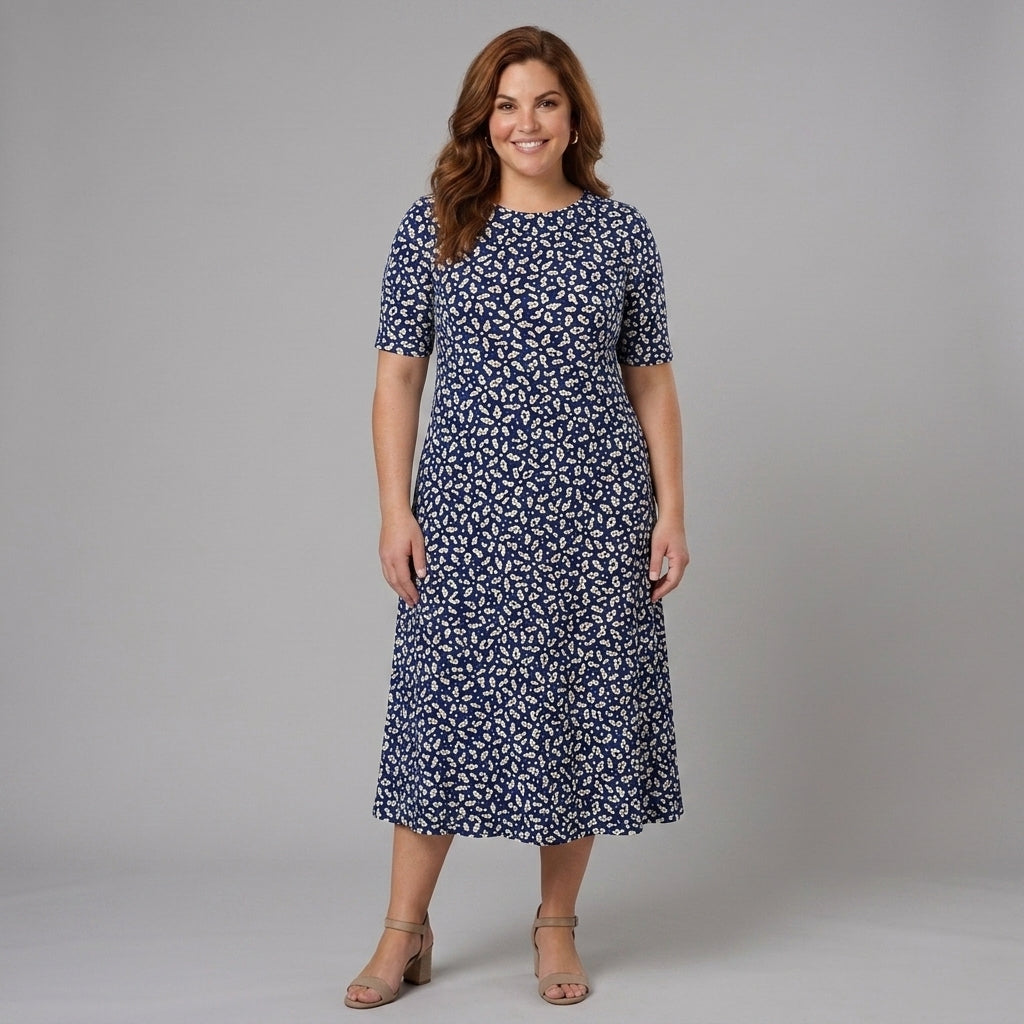 Sarah | Effortless Floral Midi Dress