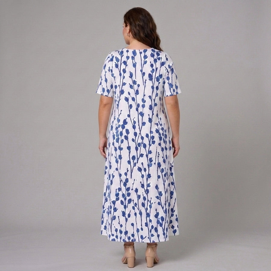 Sarah | Effortless Floral Midi Dress