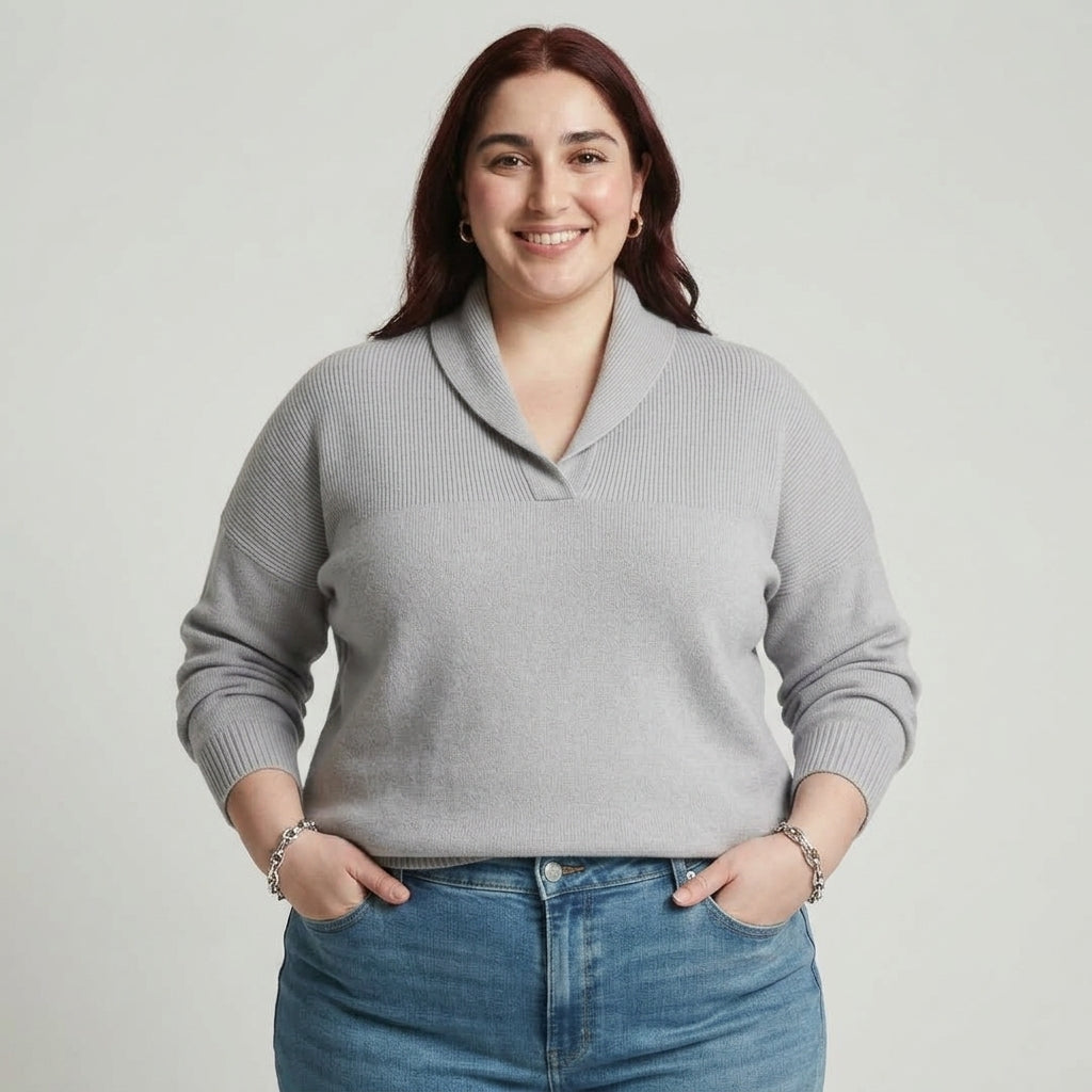 Margaret | The Forgiving-Fit V-Neck Jumper