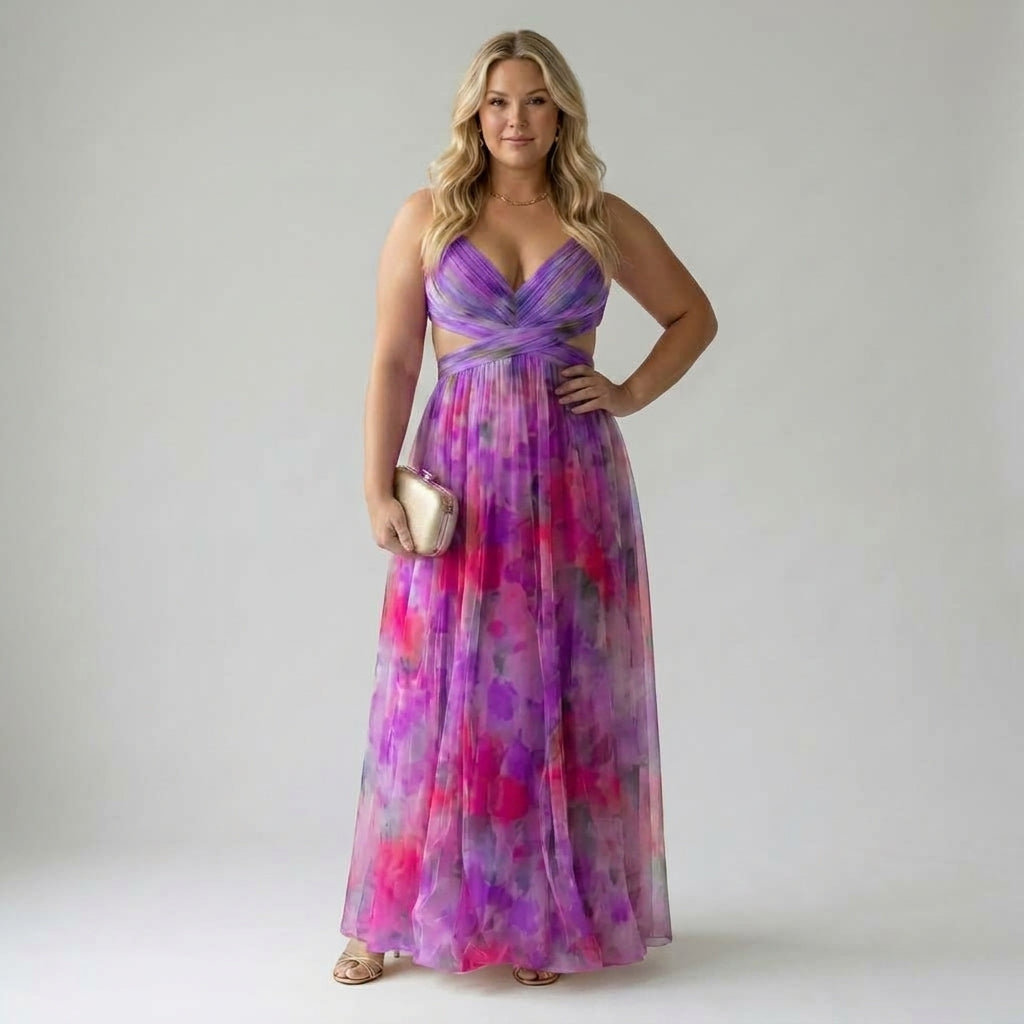 Isel | Soft Wrap Maxi Dress