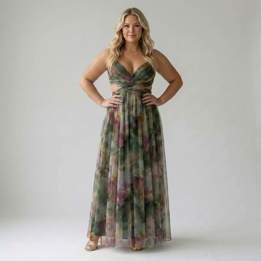 Isel | Soft Wrap Maxi Dress