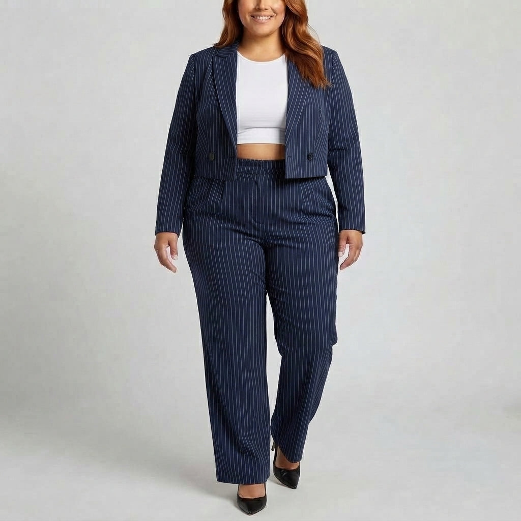 Rosalind | Pinstripe Tailored Co-Ord Set