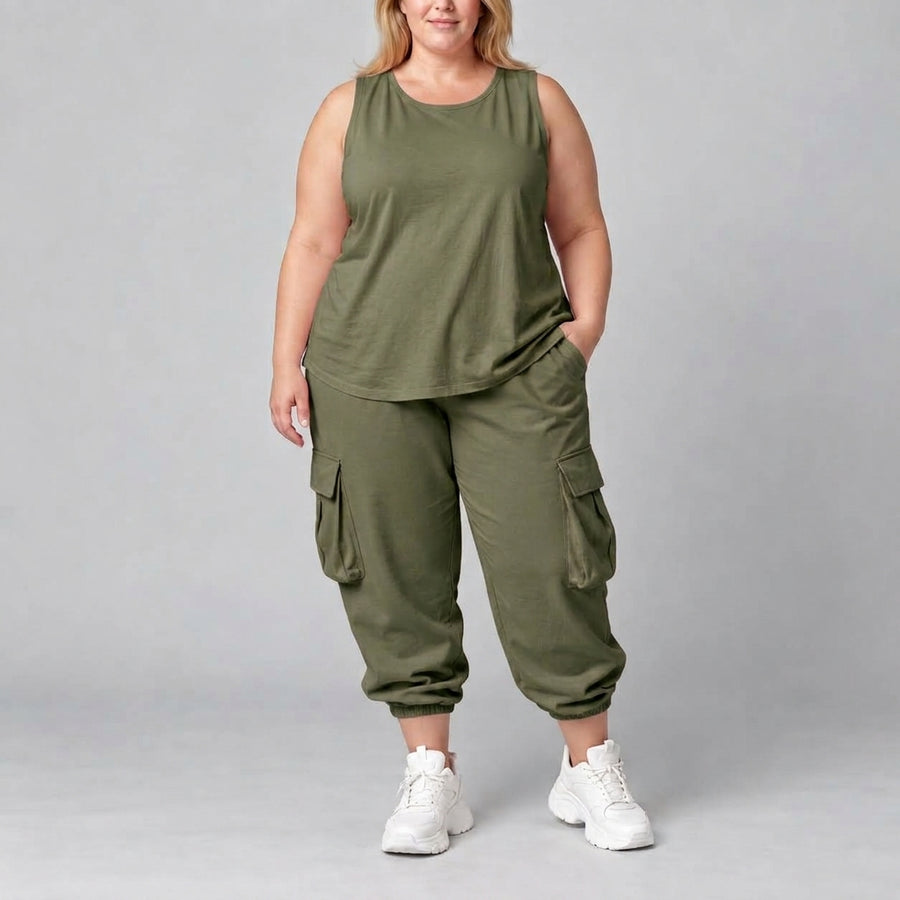 Sloane | Sleeveless Two-Piece Set