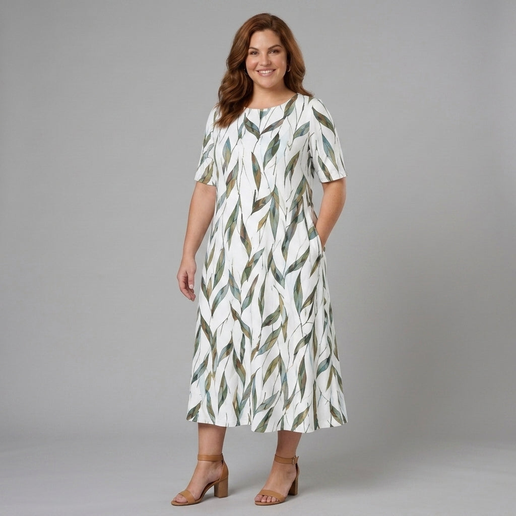 Sarah | Effortless Floral Midi Dress