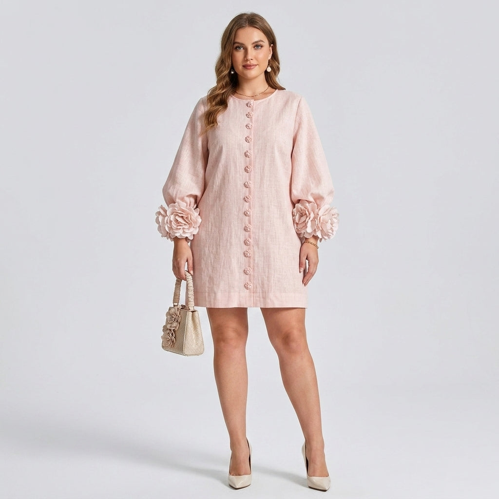 Henrietta Button-Down Mini Dress