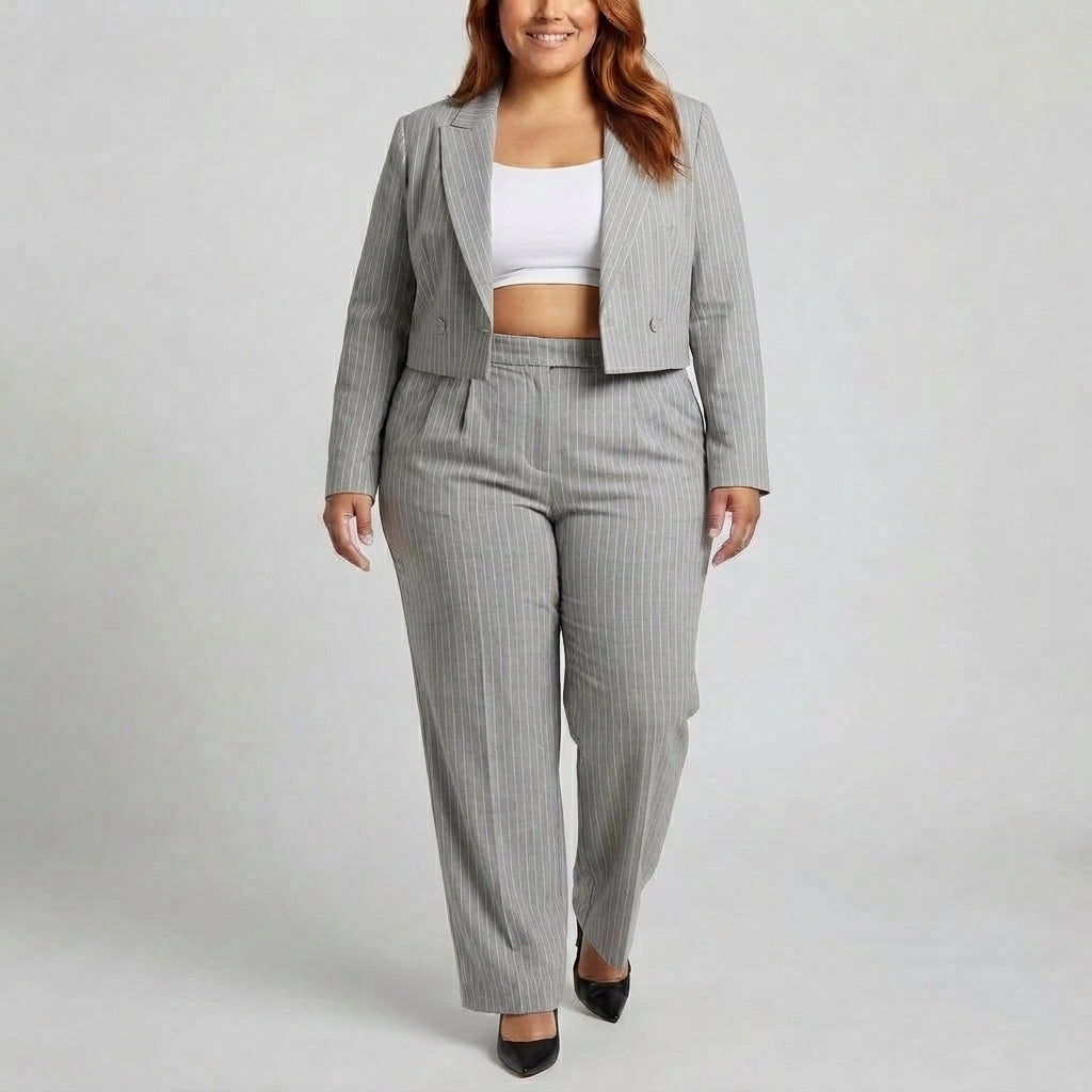 Rosalind | Pinstripe Tailored Co-Ord Set