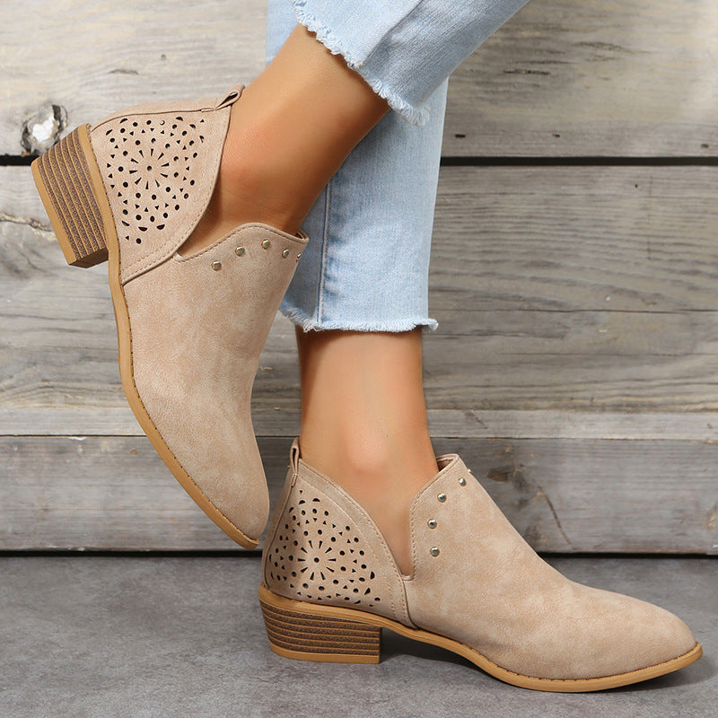 Violet | Stylish Everyday Low Boots