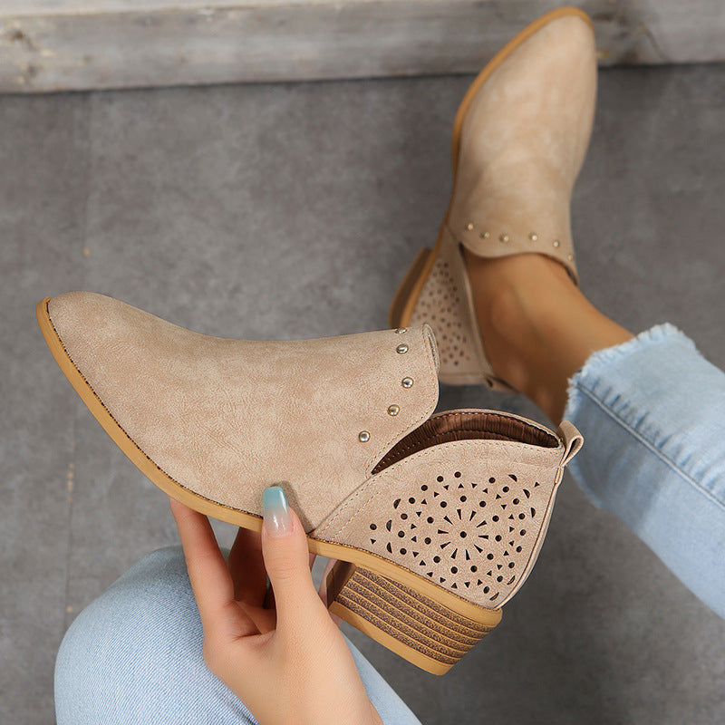Violet | Stylish Everyday Low Boots