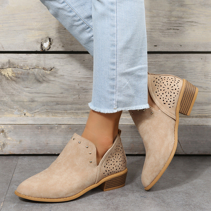 Violet | Stylish Everyday Low Boots