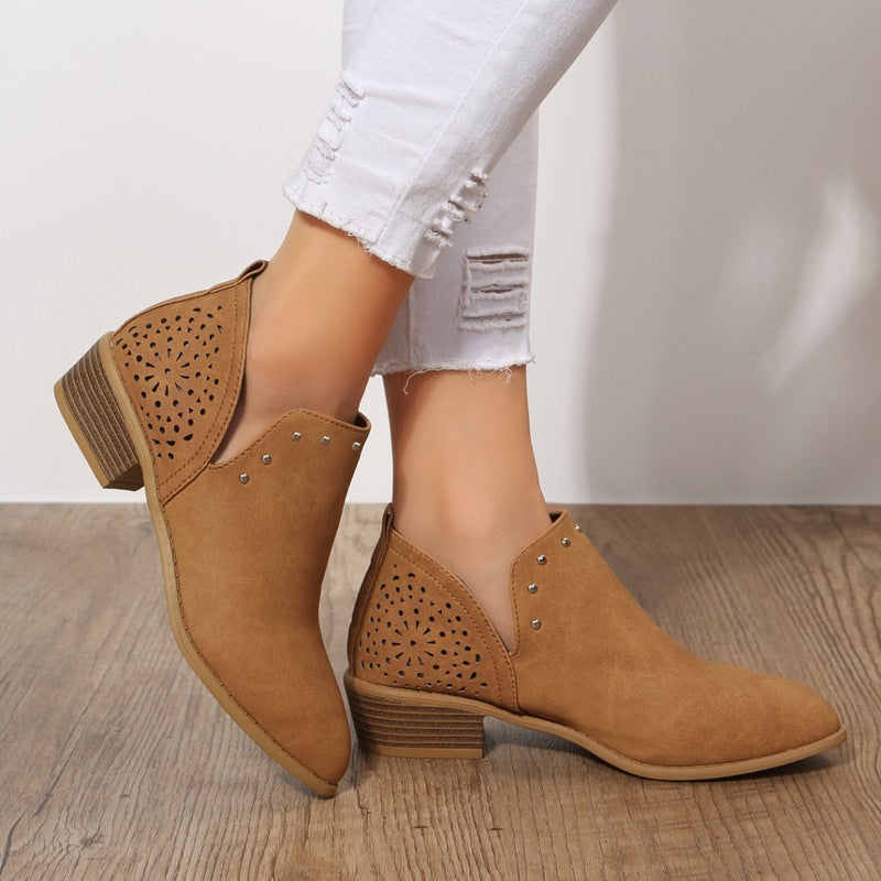 Violet | Stylish Everyday Low Boots