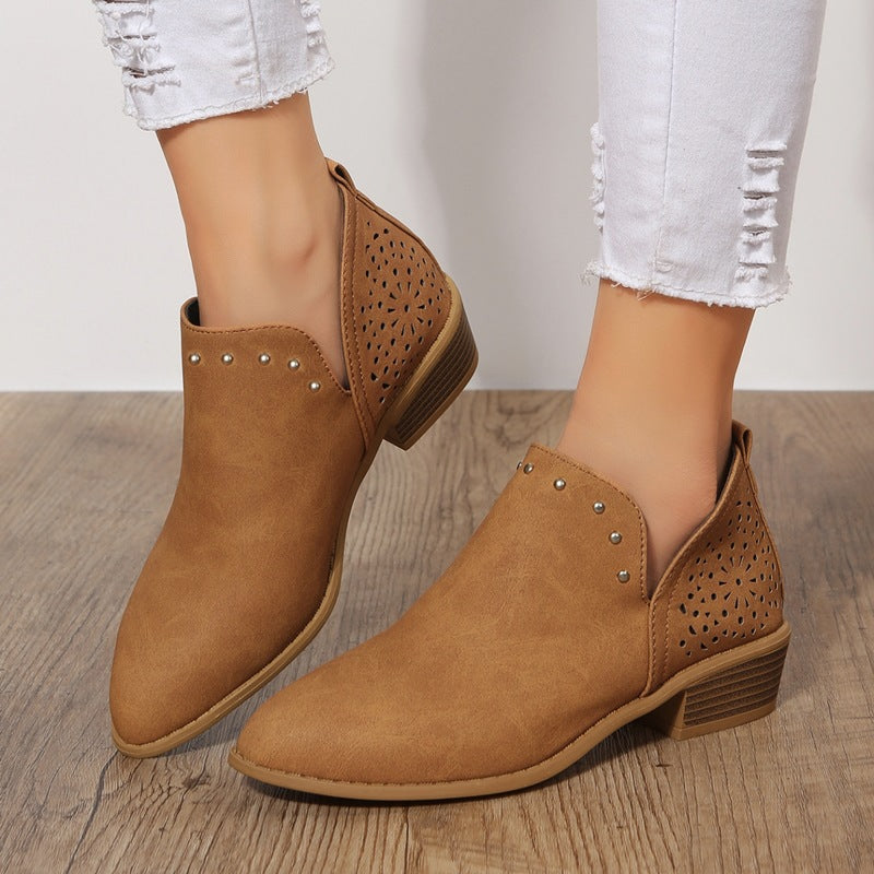 Violet | Stylish Everyday Low Boots