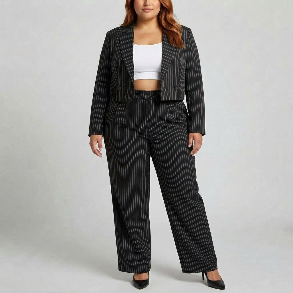 Rosalind | Pinstripe Tailored Co-Ord Set