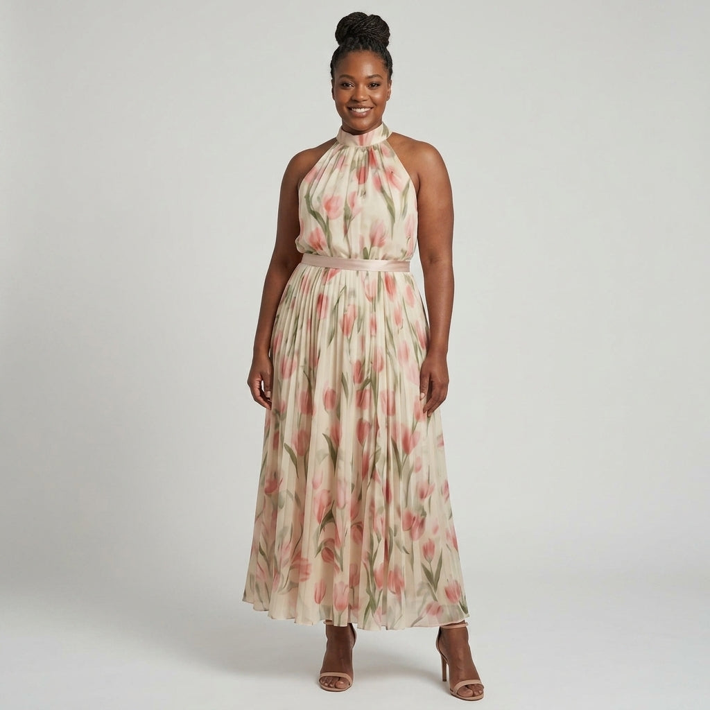 Aurelle | Floral Midi Dress