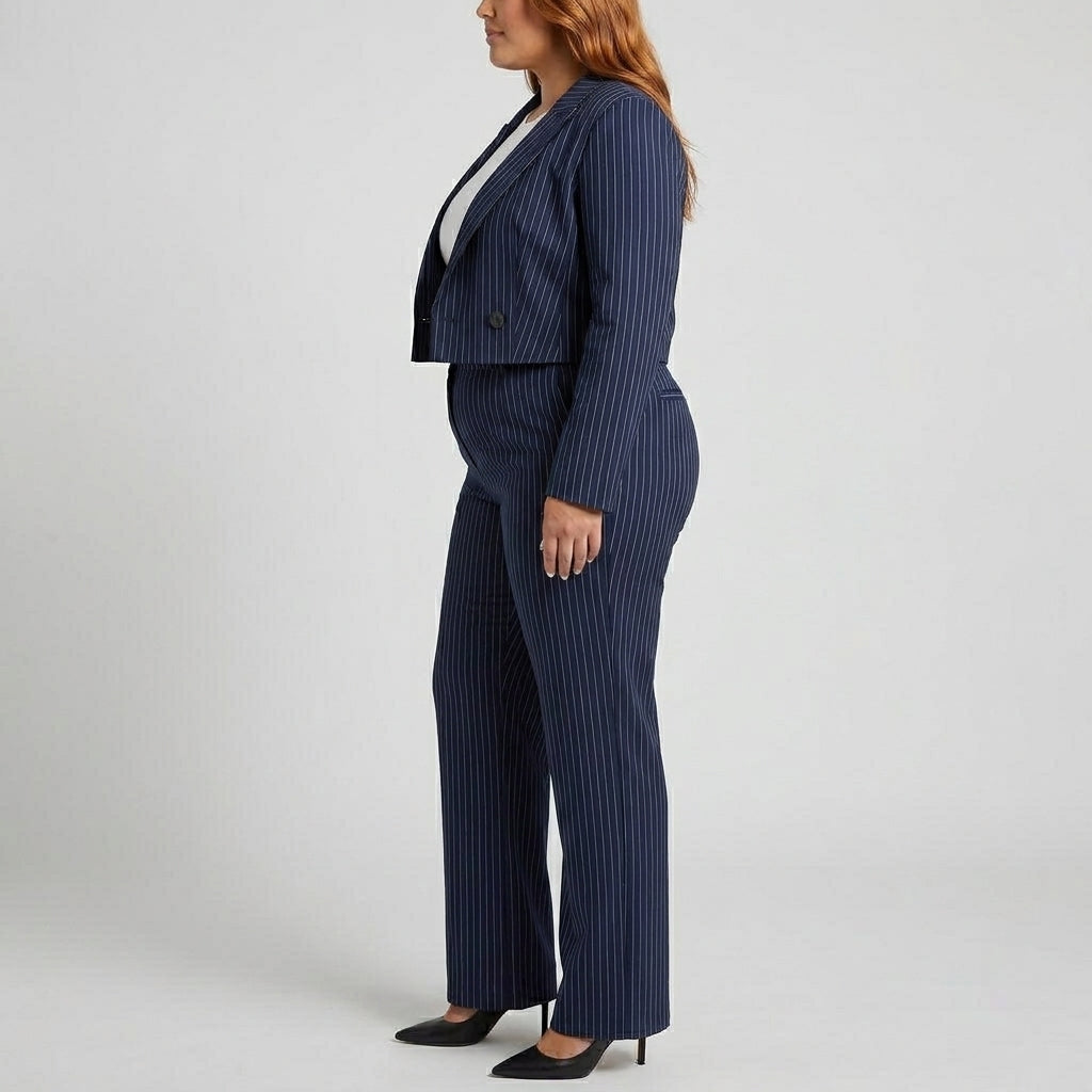Rosalind | Pinstripe Tailored Co-Ord Set