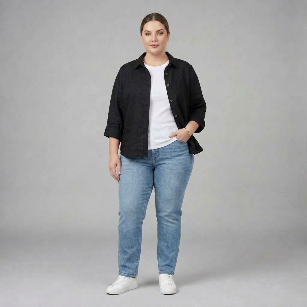 Ysolde | Classic Black Blouse