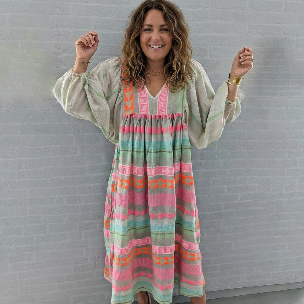 Jessenia - Comfortable Boho Dress