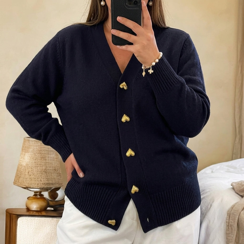 Camille | V-Neck Cardigan