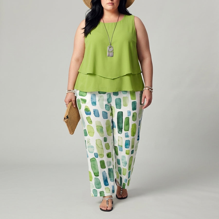 Ivy | Watercolor Two-Piece Set
