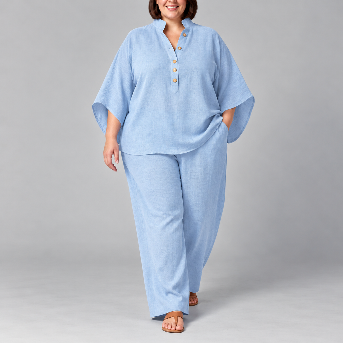 Vivian | Stand-Collar Two-Piece Set