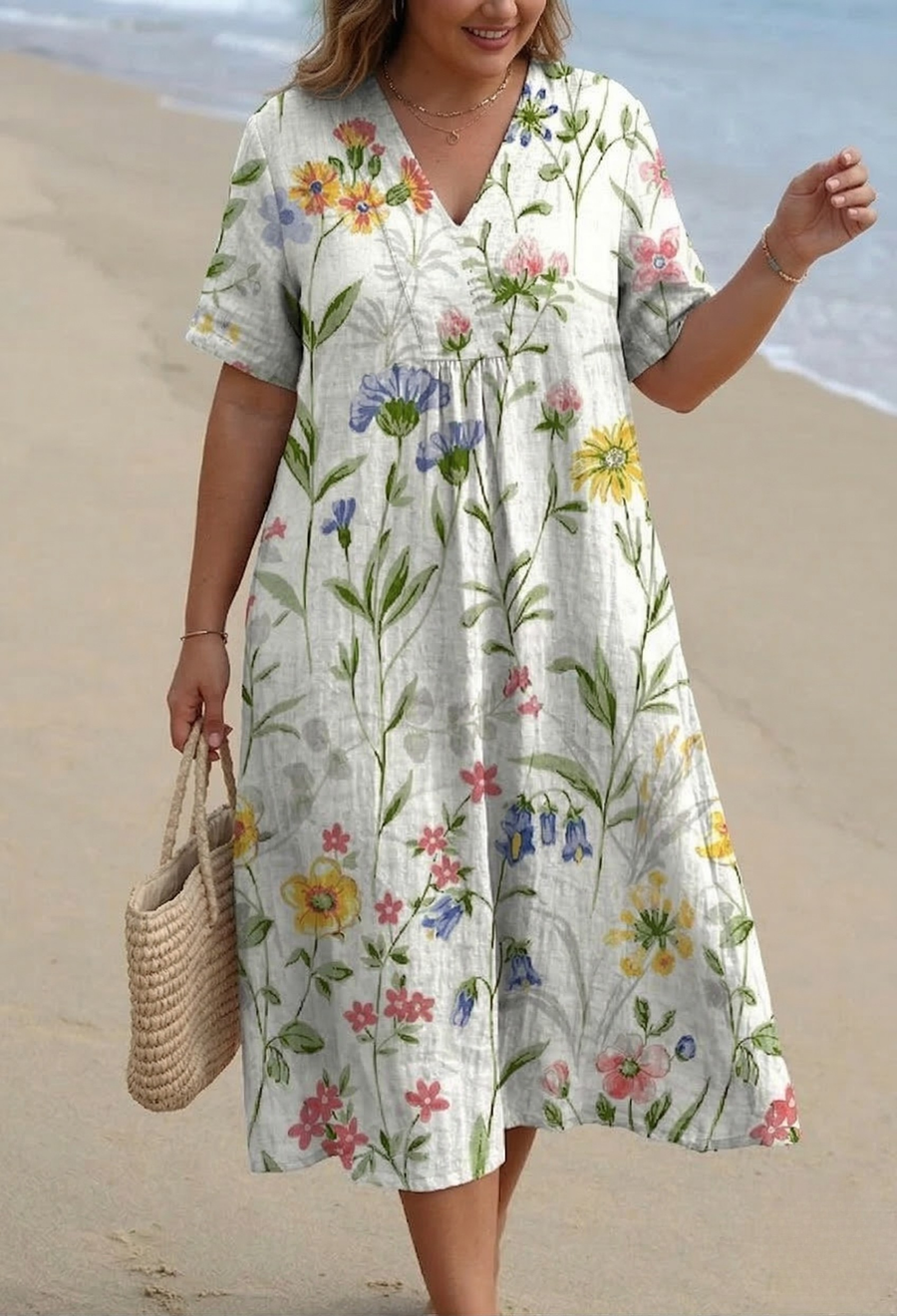 Amelia | Vintage Floral Dress