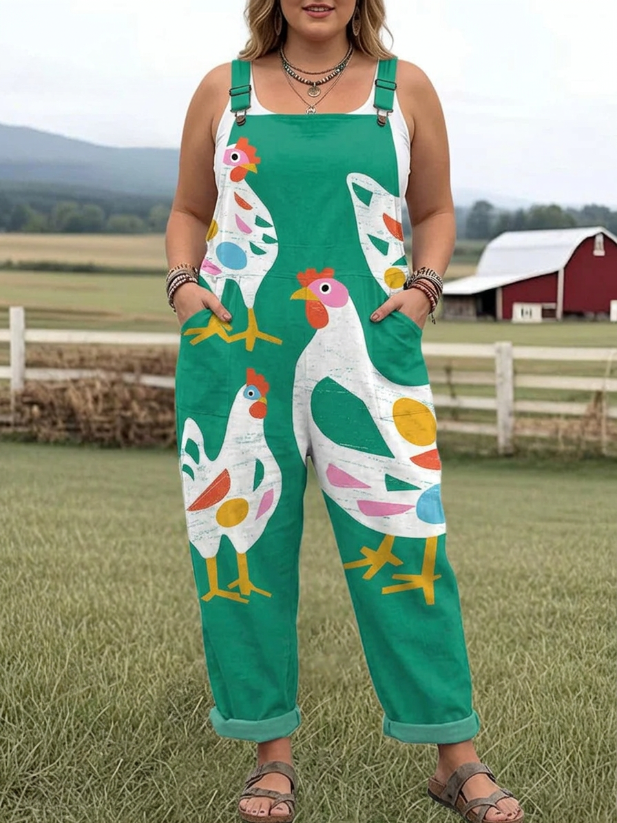 Henrietta | Cluckin' Funny Jumpsuit