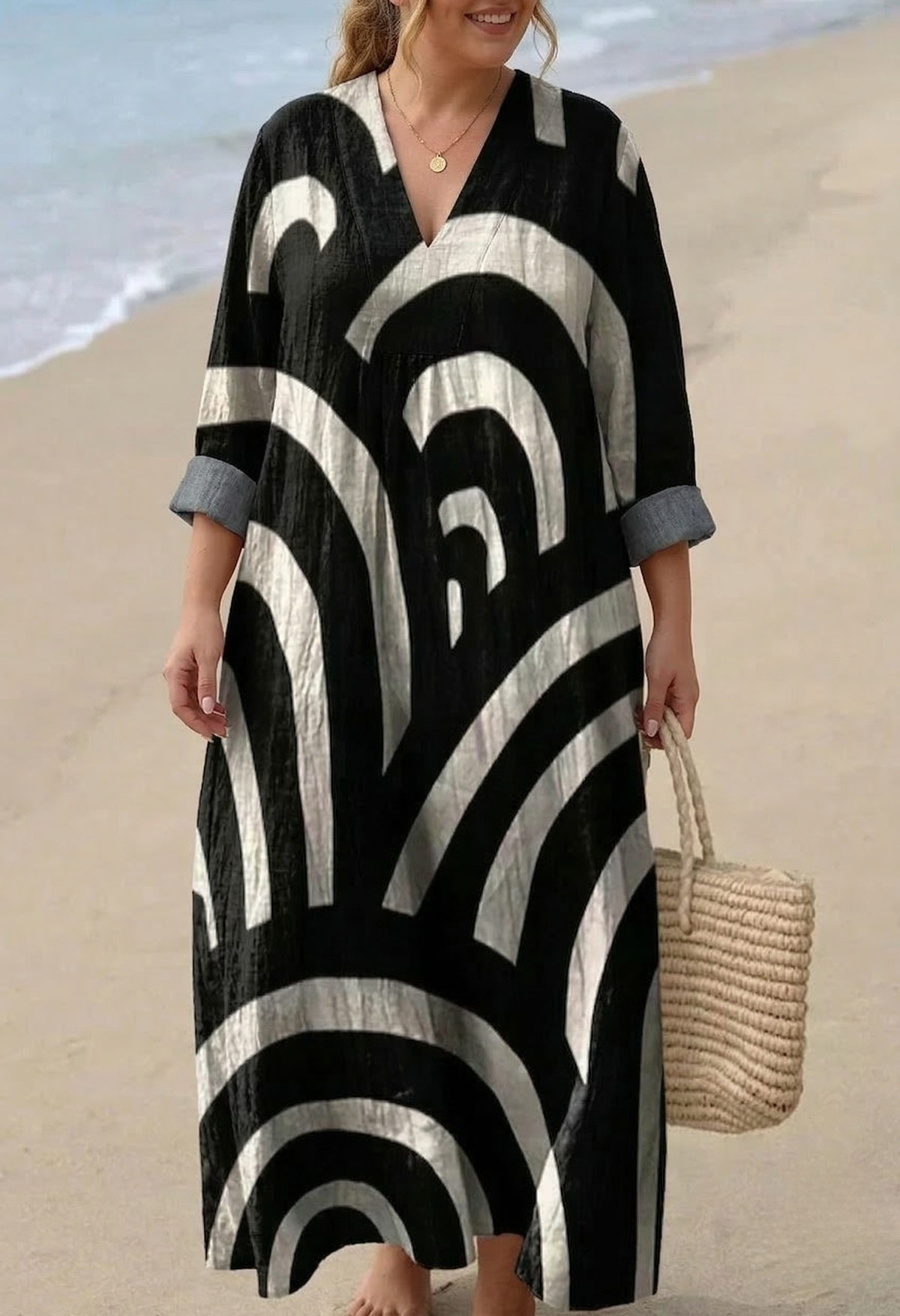 Cynthia - Summer Breeze Printed Dress