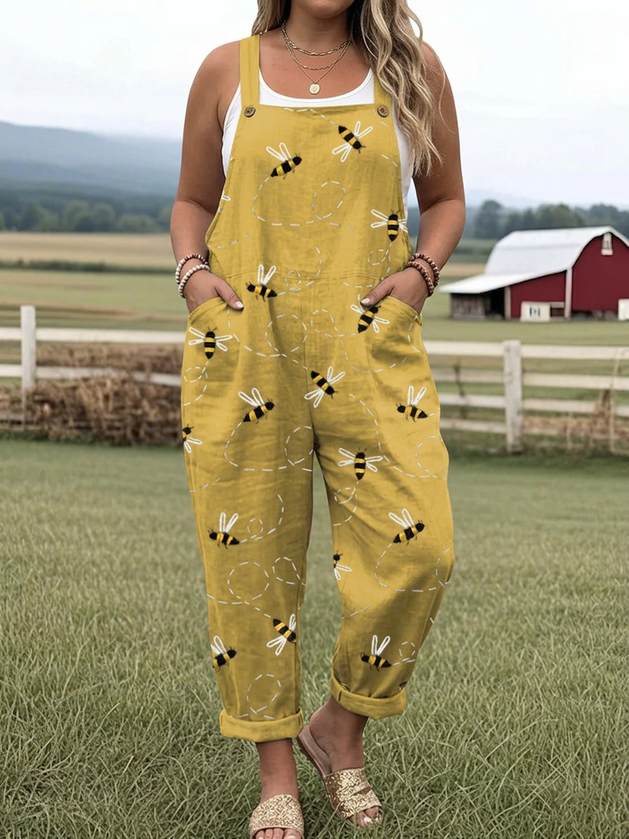 Delphine | Honeybee Meadow Jumpsuit