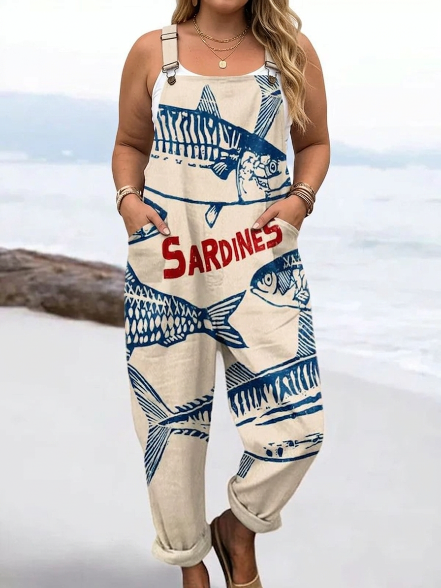Isabelle | Sardine Stroll Jumpsuit