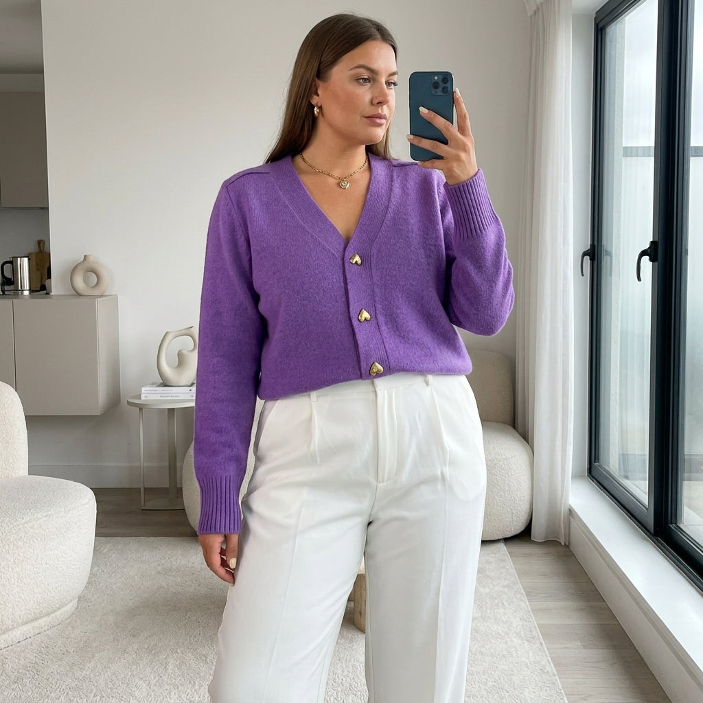 Camille | V-Neck Cardigan