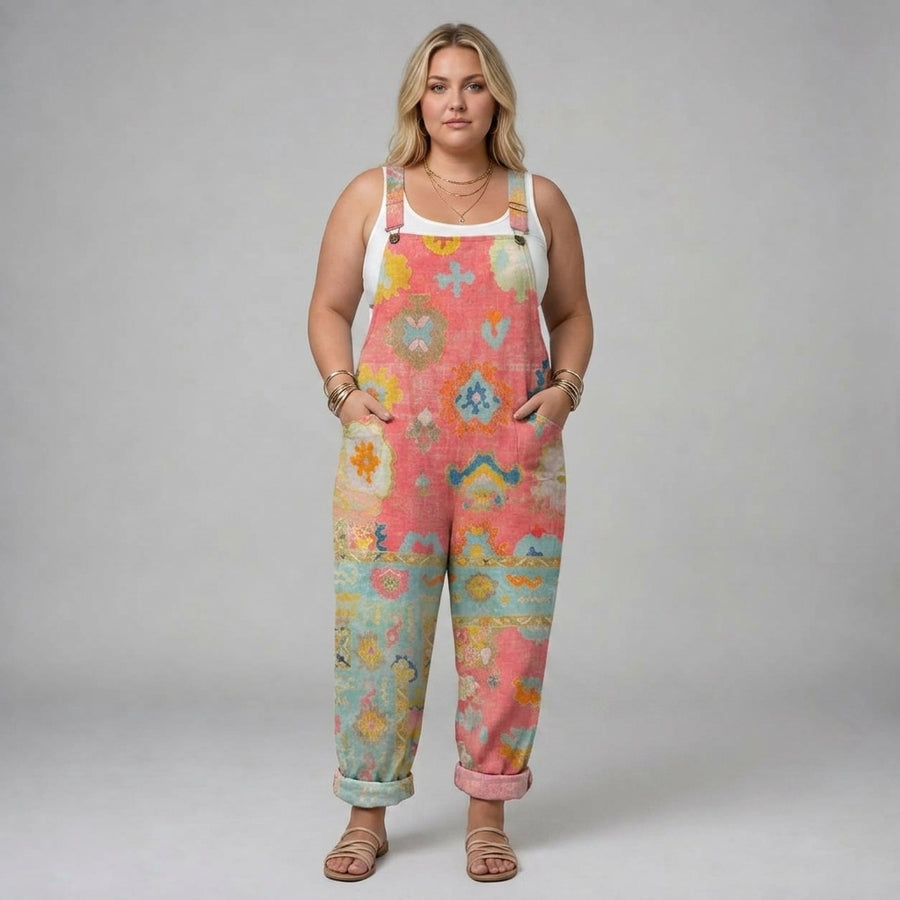 Delphine | Relaxed Mosaic Jumpsuit