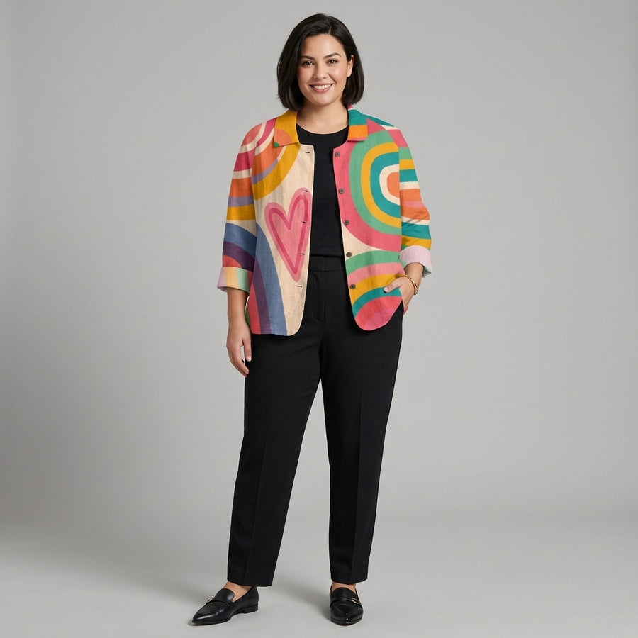Constanza | Painted Arc Blouse