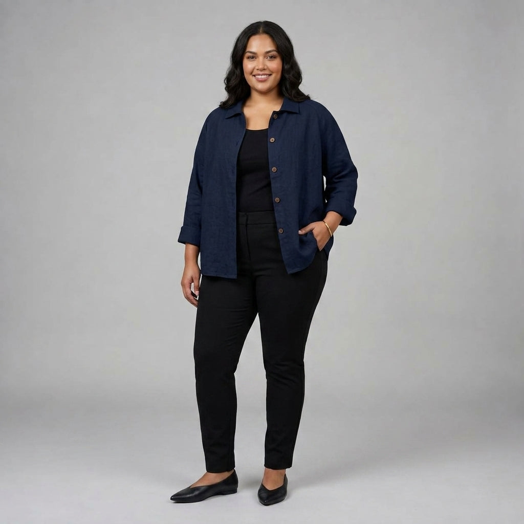 Cerisette | Navy Everyday Blouse