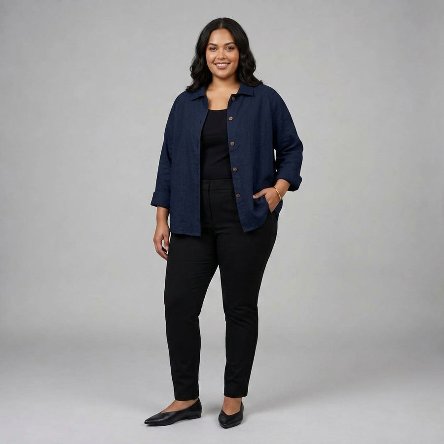 Cerisette | Navy Everyday Blouse