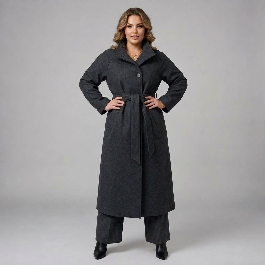 Aveline | Wool Belt Coat
