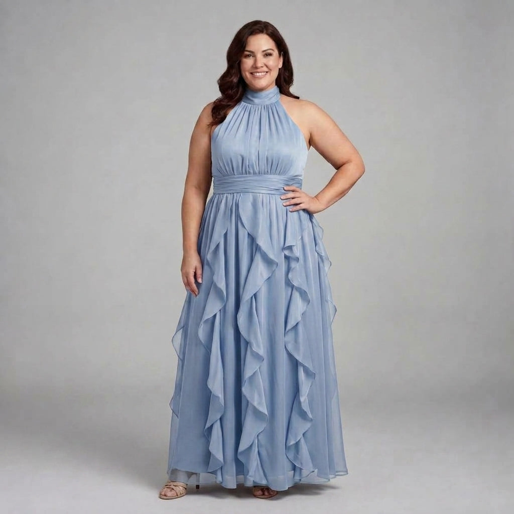 Orea | Ruffle Layer Maxi Dress