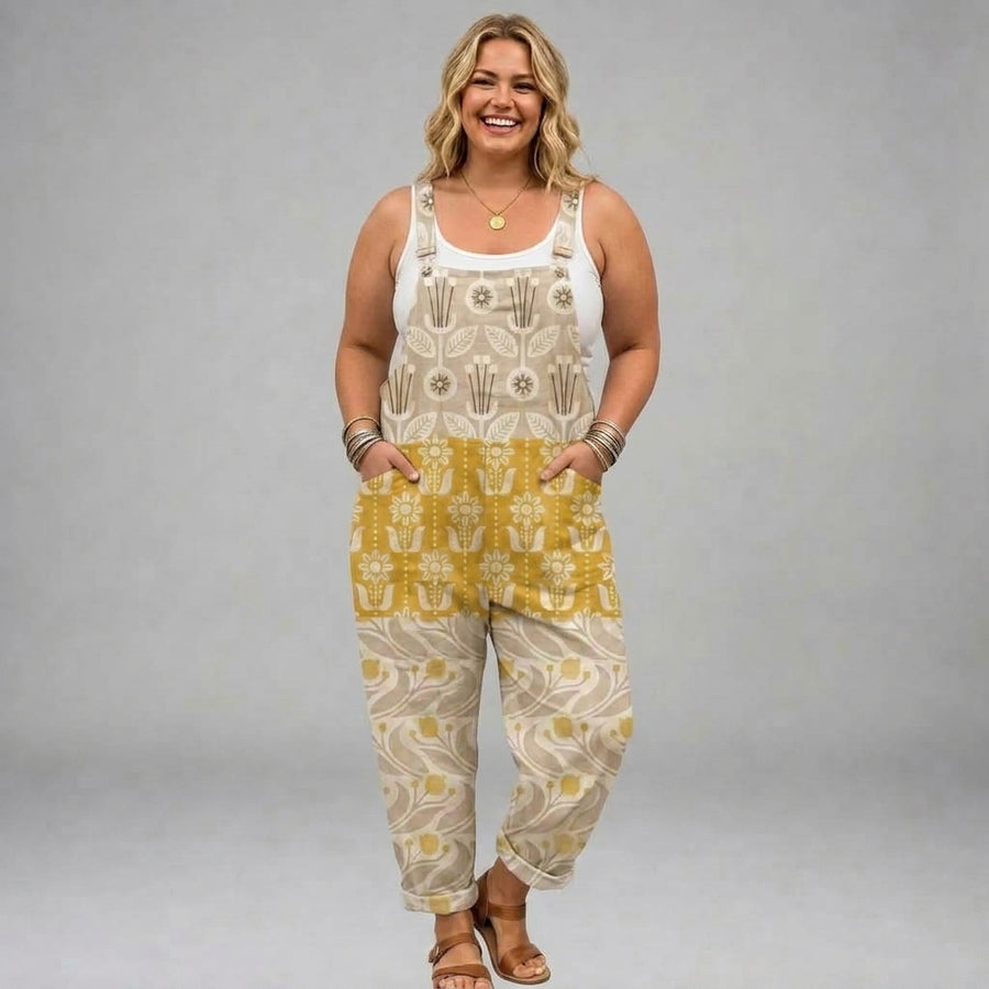Juliette | Vintage Floral Jumpsuit