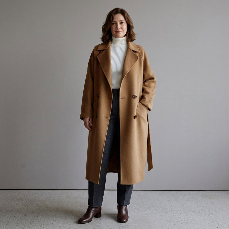 Clara - Women's Wool Trench Coat