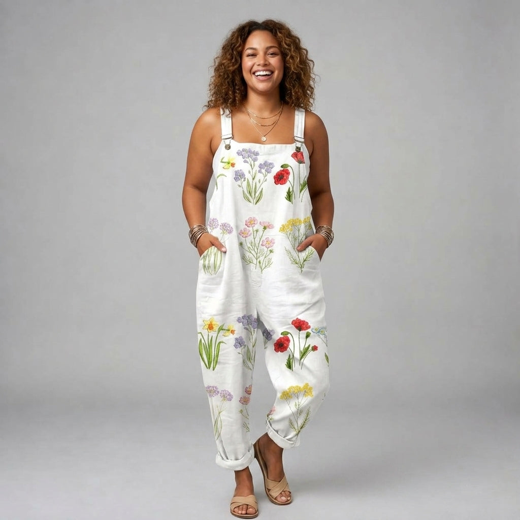Marcella | Printed Comfort Overalls