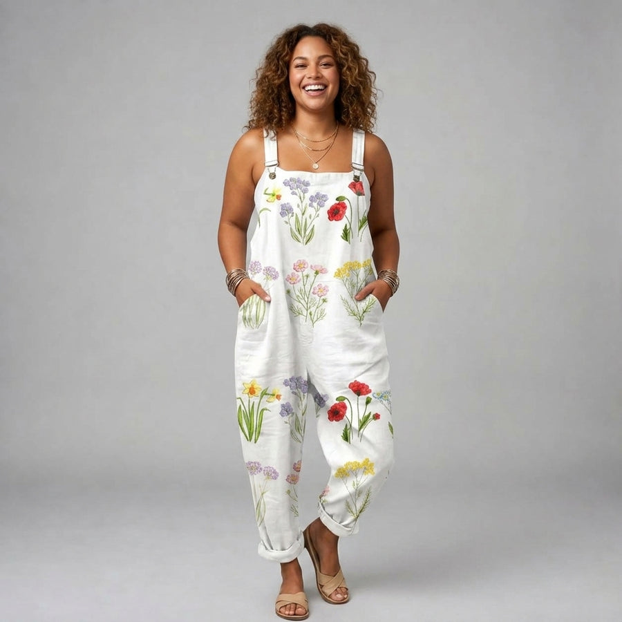 Marcella | Printed Comfort Overalls