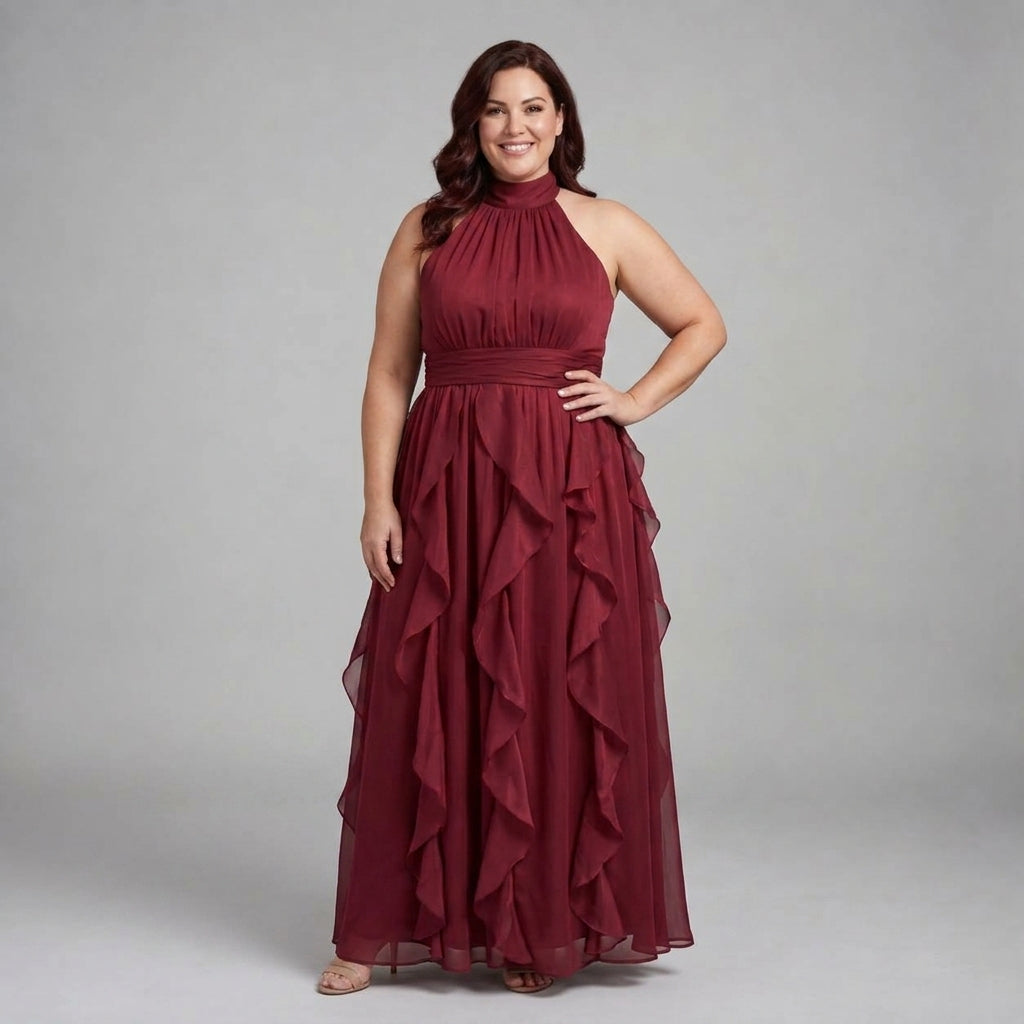 Orea | Ruffle Layer Maxi Dress