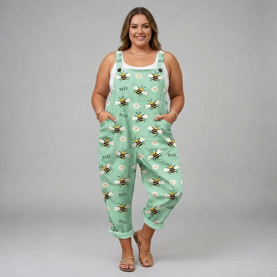 Valerie | Soft Bee & Daisy Jumpsuit